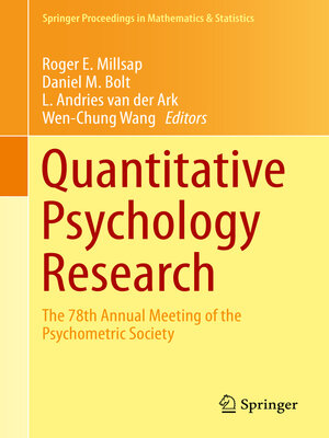 cover image of Quantitative Psychology Research